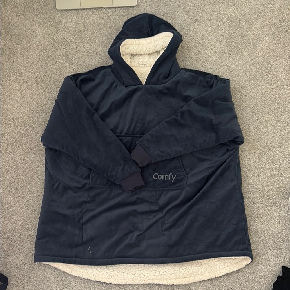 Comfy Oversized Navy Hoodie
